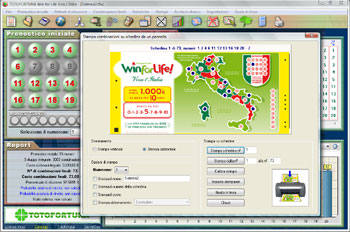 Stampa sulle nuove schedine Win for Life Viva l'Italia